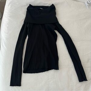 Zara Black Long Sleeve Women's Top